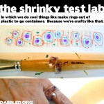Make rings out of #6 recyclable plastic