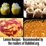 Lemon Week continues... Dabbled readers recommend Lemon Recipes