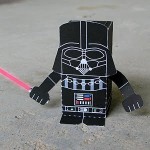 darth vader papercraft - from toy-a-day