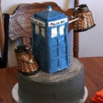 Way cool Dr. Who Tardis Cake!