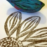 Great idea.. let kids make their own stamps!