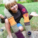 Sewing with a 5 year old- Sweater Snake 2.0