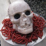 Skull Cake with Worms and more for Halloween Next year