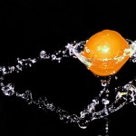 Orange Infused Vodka and Apple Martini