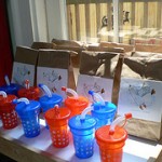Robot Cake and Favor Bags