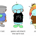 Art Day: Tell a Bot by his Tshirt..