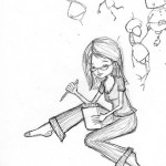 Illustration Friday Sketchbook - "Resolve"