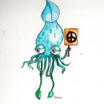 Cephalopod Love! (and a free Valentine card)