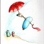 Illustration Friday - Breezy - a second one