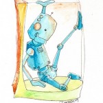 Last week's Illustration Friday - Impossibility (+ bonus Robot!)