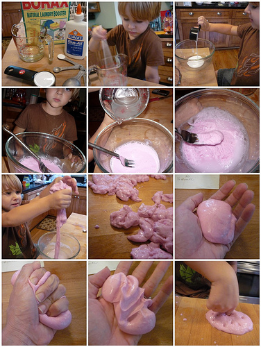 Making Homemade Slime