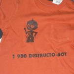Highlights from Proto-Dabbled: Robot T-shirt