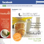 facebook-landing page for foodwhirl