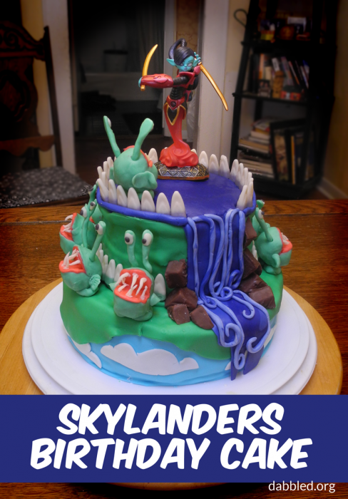 Skylanders Chompie Birthday Cake