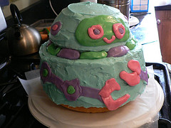 My first one - Robot cake (featured on MSNBC)