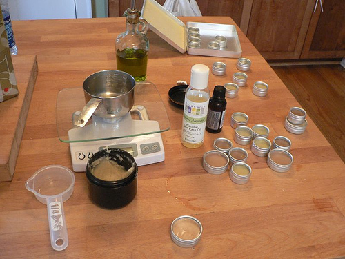 lipbalm making materials