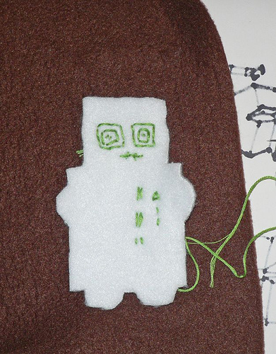 In progress, Robot Scarf