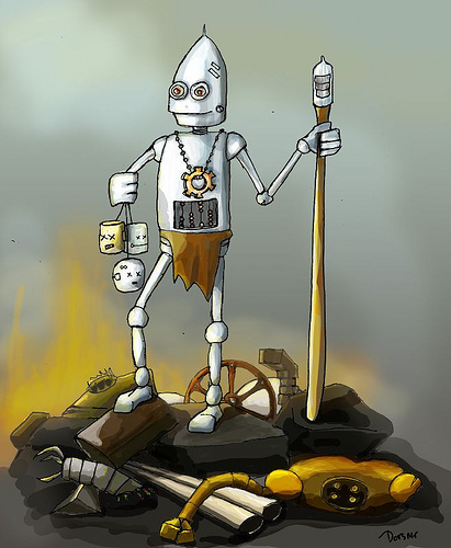 Illustration Friday - Primative