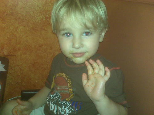 The Boy's Third Birthday Dinner