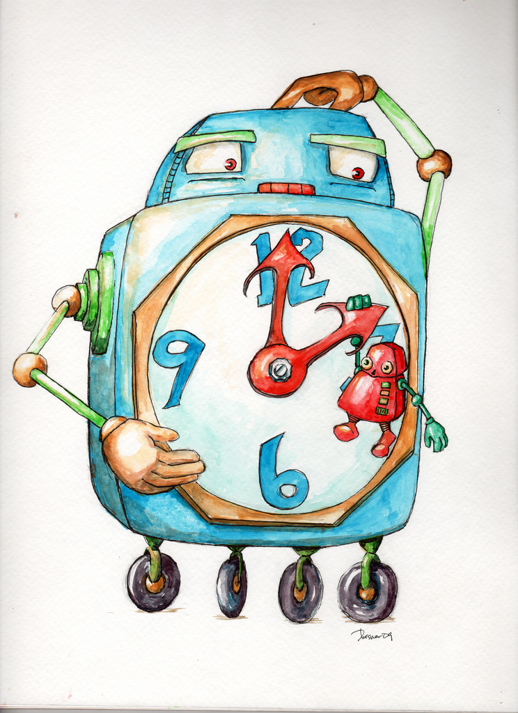 Latest Watercolor - "Hangtime"