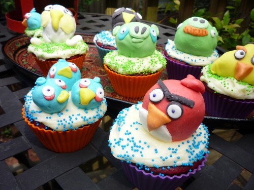 Angry Birds Cupcakes Tutorial