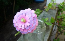 My quick attempt at a Zinnia