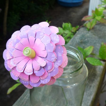 My quick attempt at a Zinnia