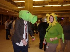 Plants vs Zombies - Sunflower and Peashooter Zombie