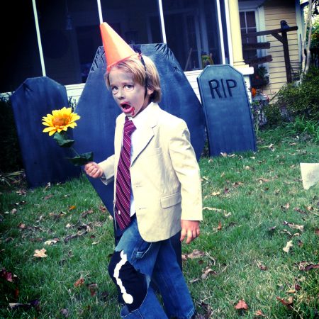 kids conehead zombie costume from plants vs zombies