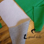 Fabric Rectangles (the 'good' side is the side you want to show on your scarf)