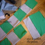 Lay out the pattern for your scarf