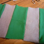 "Front" of fabric panel