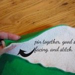 Pin together with good sides facing