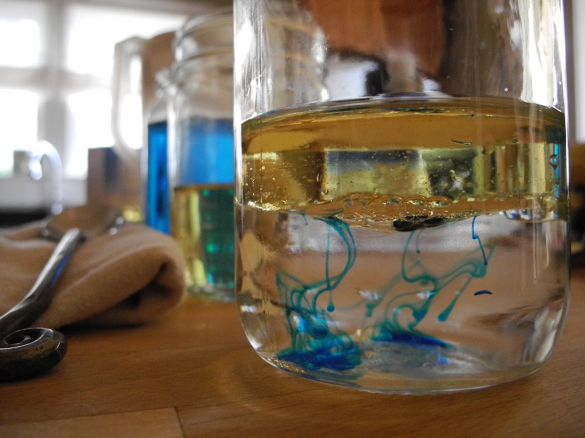 Fireworks in Oil science project - dabbled.org