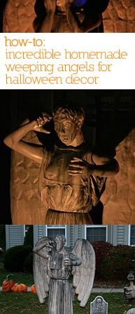 don't blink! halloween weeping angel build by macabre rob